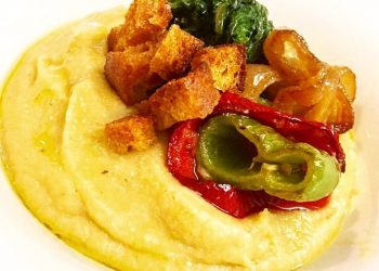 Pure bathësh me çikore, qepë dhe speca                                                (gatim vegjetarian)