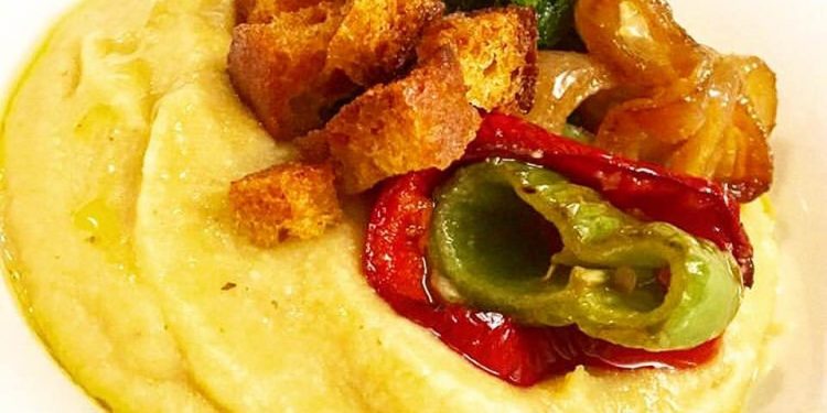 Pure bathësh me çikore, qepë dhe speca                                                (gatim vegjetarian)