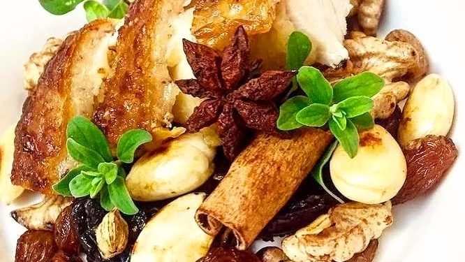 Gjel deti me fruta të thata