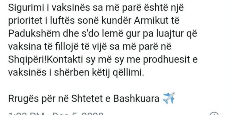 Rama niset në kërkim të vaksinës: sy më sy me prodhuesit