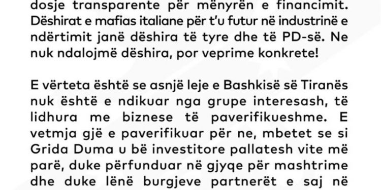 Përgjimet Katanxaro, reagon Veliaj: Nuk ndalojmë dëshira, por vepra