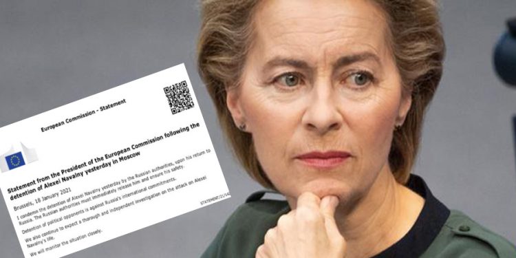 Arrestimi i Navalny-t: reagon Urslula von der Leyen