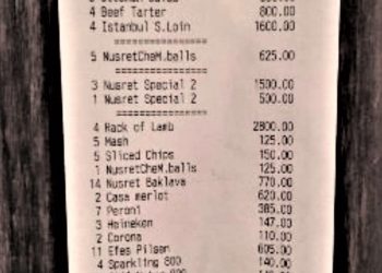 Fatura e darkës së ministrave në Dubai, false. Mban datën 10 janar, 2017