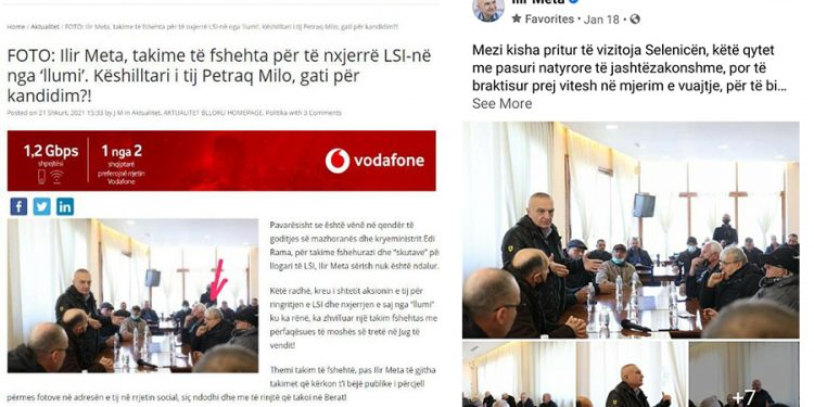 Ilir Meta denoncon ‘Temën’:  ‘Tmerri i tyre, angazhimi publik i Presidentit të Republikës…’