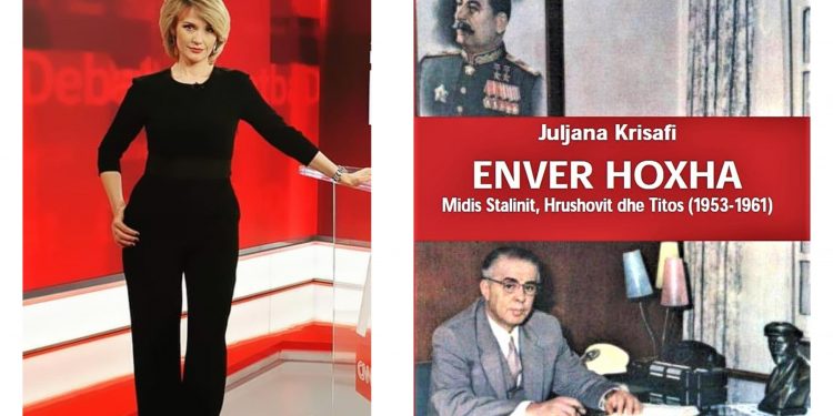 “Enver Hoxha midis Stalinit, Hrushovit dhe Titos (1953-1961)’’, një libër studimor nga Juli Krisafi