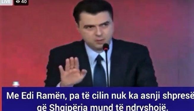 Basha: “Pa Ramën Shqipëria nuk asnjë shpresë të ndryshojë”, Rama tallet në Instagram (video)