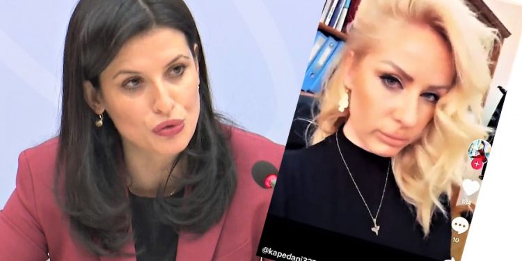 Sfilata e kryetares Kapedani në Tik-Tok, reagon ministrja Gjonaj: “Ia kam kërkuar KLGJ-së që në 2019-n verifikimin e saj…”