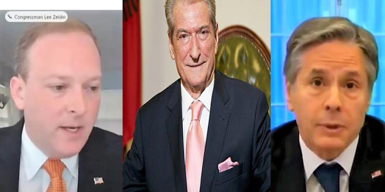Republikani Zeldin pyet Blinkenin për Berishën: “Ku mund të informohemi mbi aktet e tij korruptive, që shpunë në shpalljen “non grata”? (video)