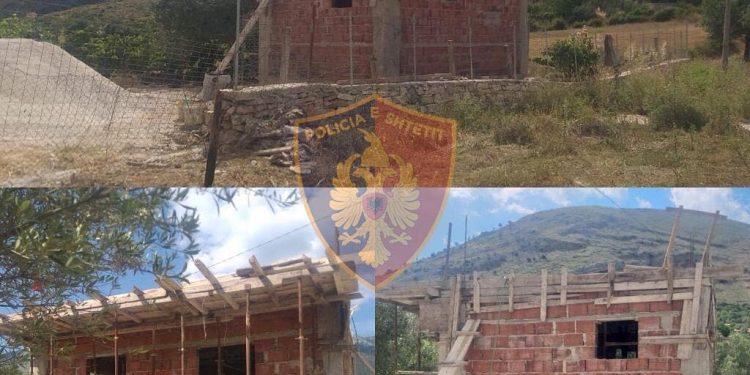 Ndërtimet pa leje, arrestohen 2 persona në Finiq të Sarandës
