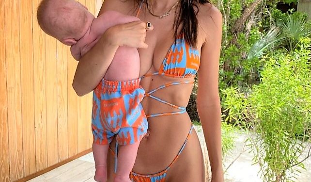 Rrjeti kritikon ashpër modelen Ratajkowski. “Mbaje mirë atë fëmijë, se e thyeve në mes” (foto)