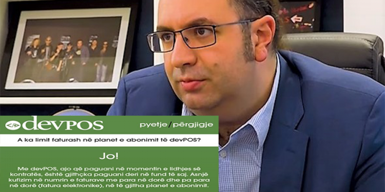 DevPOS,  një softwer për fiskalizimin,  lehtësisht i përdorshëm. Drejtuesi i  Dev.al, Igli Gjelishti, shpjegon funksionet