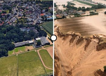 Merkel e tronditur nga përmbytjet në Gjermani. Ekspertët: faji i ngrohjes globale