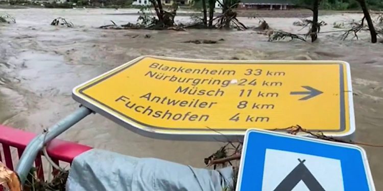 Gjermania përmbytet nga shirat. Mbi 80 të vdekur dhe qindra të humbur