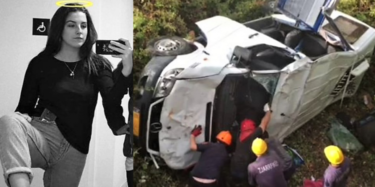 Me dy shoqe në fuoristradë, 22 vjeçarja nxjerr nga rruga furgonin me pasagjerë.  Bilanci: 5 të vdekur dhe 4 të plagosur