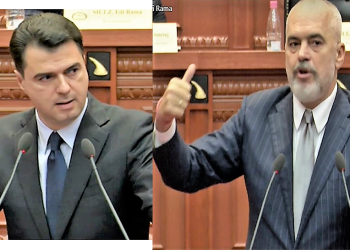 Kuvendi/ Rama-Bashës: “Mos imito atë të foltores, se origjinali duket gjithnjë më i mirë se kopja”. Basha: “Jam vetvetja. Mos guxoni as ti as langonjtë e tu të sulmojnë opozitën!”