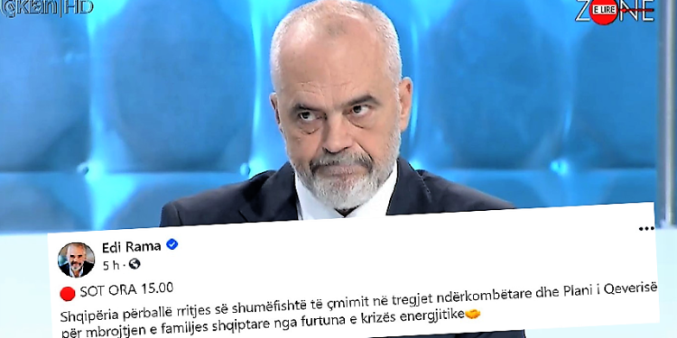 Paketa ndihmëse për energjinë, vonohet Rama