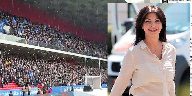 Kuvendi i jashtëzakonshëm i PD-së/ Jozefina Topalli apel Lulëzim Bashës: “Lulzim kjo është PD. Këta sot ty të prenë biletën”