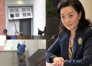 Përplasja e demokratëve, reagon Yuri Kim: “Jemi të shqetësuar që protestuesit po përdorin forcën…”