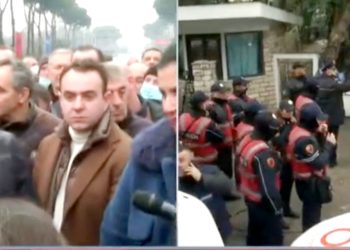 Policia e Shtetit merr në mbrojtje SHQUP-in. Berisha: “Kjo e sotmja, faqja e parë e protestave”