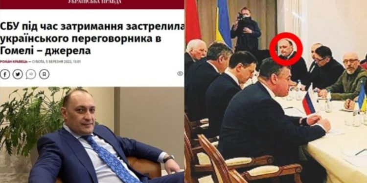 Vritet bankieri Denis Kireev, pjesë e grupit negociator të Ukrainës. Dyshohej si spiun i Moskës