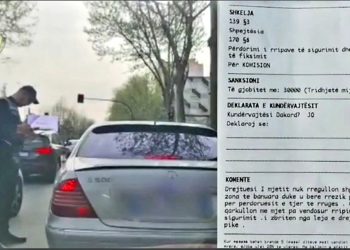 Policia Rrugore shton kontrollet dhe ndëshkimet për shkeljet