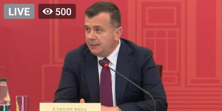 Zgjedhja e Presidentit/Taulant Balla fton popullin të sugjerojë emra në adresën e grupit parlamentar të Partisë Socialiste