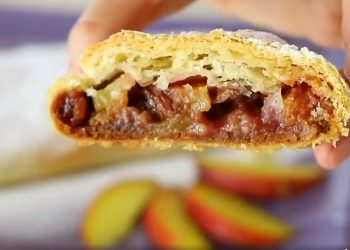 Strudel veror me pjeshkë