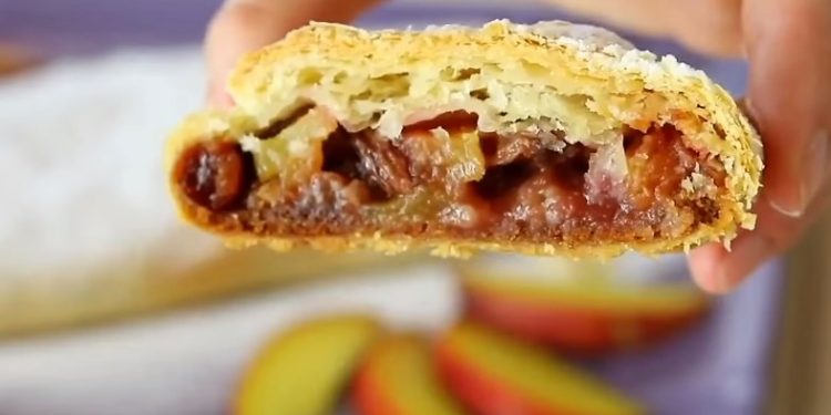 Strudel veror me pjeshkë