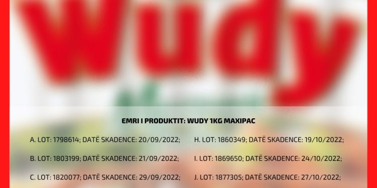 AKU apel të mos konsumohet salçiçja “Wudy” e AIA-s. Shkak, prania e  “Listeria monocytogenes STI55”, shumë e rrezikshme për njeriun