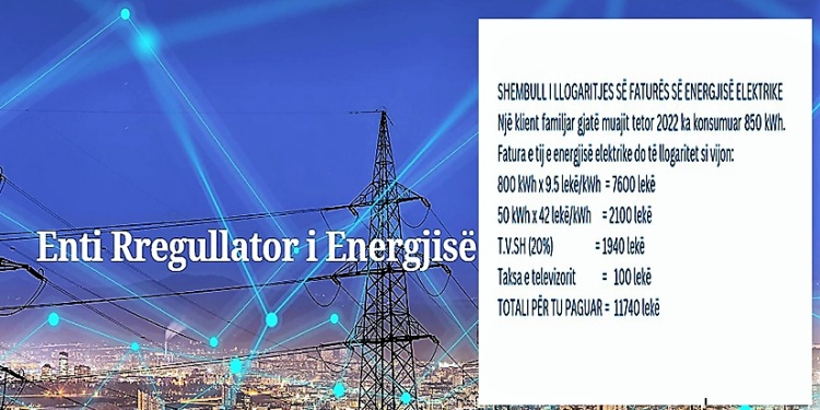 Nga 1 tetori ndryshon përllogaritja e energjisë. Ja sa do t’i shkojë fatura dikujt që harxhon 850 kWh