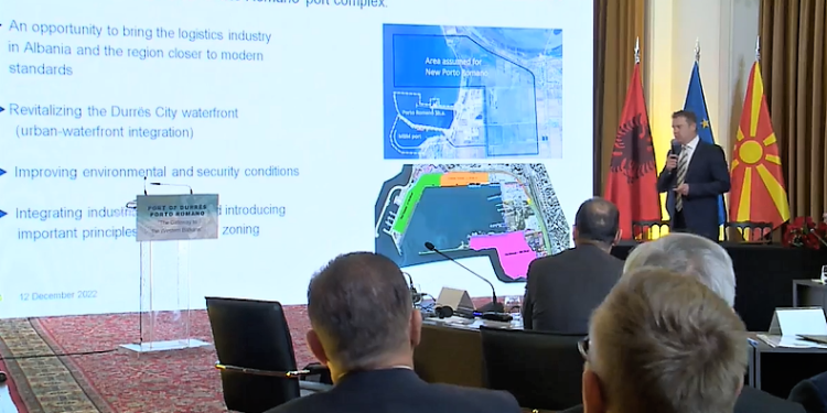 Porti i Porto Romanos, studioja holandeze “Royal Haskoning DHV” prezanton projektin e ri (live)