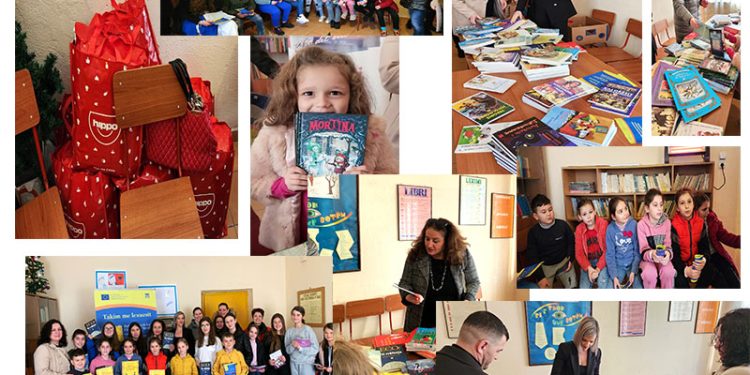 Bibliotekë shkolle me libra edhe nga hedhurinat/ Botimet “Dituria” gëzojnë fëmijët e “Ndoc Mazi”-it me 140 tituj të rinj. Nga Albana Nexhipi Lekaj*