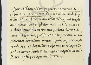 Sot datëlindja e dokumentit të parë shqip: “Vnte paghesone premenit Atit et sperete senit”