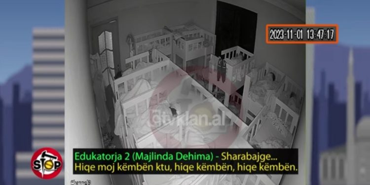“Sharabajgë, pse me ty do merremi!”/Stop publikon momentin kur edukatorja i thyen këmbën 3 vjeçares