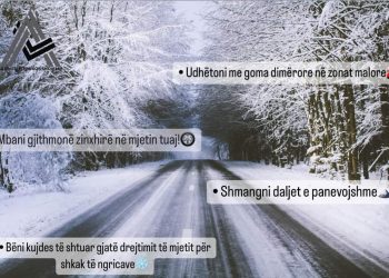 Bien temperaturat. Autoriteti rrugor thirrje për kujdes