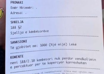 Policia vijon gjobitjen e këmbësorëve për mos respektimin e rregullave