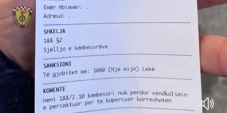 Policia vijon gjobitjen e këmbësorëve për mos respektimin e rregullave