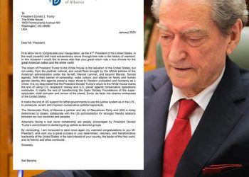 Berisha mesazh urimi Trumpit: “Kthimi juaj shënon fundin e Sorosit dhe axhendës së tij”
