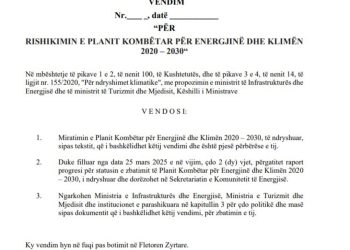 “Makinat vetëm disa ditë në javë”/ Ja ç’parashikon plani i ardhshëm kombëtar për energjinë e klimën
