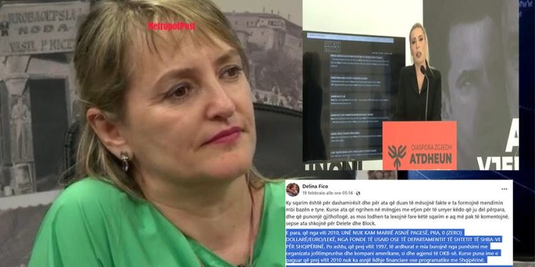 PD kërkon hetimin e Delina Ficos. “Të hetohet veprimtaria e saj nëpërmjet OJF-ve brenda dhe jashtë vendit”