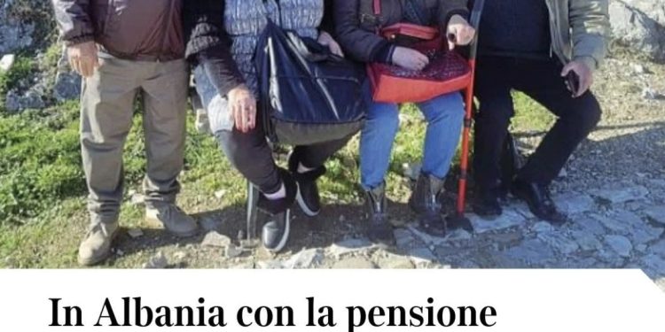 Corriere della Sera “Shqipëria parajsë për pensionistët italianë”