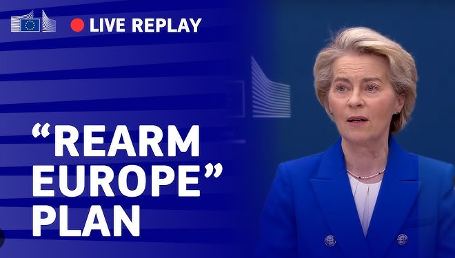 “Rearm Europe”/ Pas pezullimit të ndihmës ushtarake nga SHBA, von der Layen njofton programin e ri. Ja sa do të investojë Evropa për mbrojten e saj e të Ukrainës